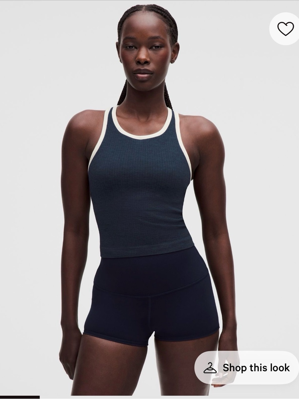 Ebb to Street Cropped Racerback Tank Top
